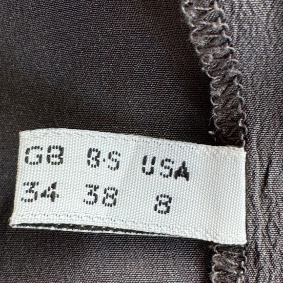 Vintage Claude Montana Silk Grey Blouse - Picture 5 of 8